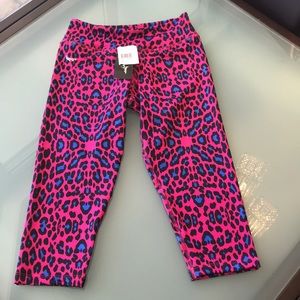 Brazilian active wear leggings  S-M pink sun capri